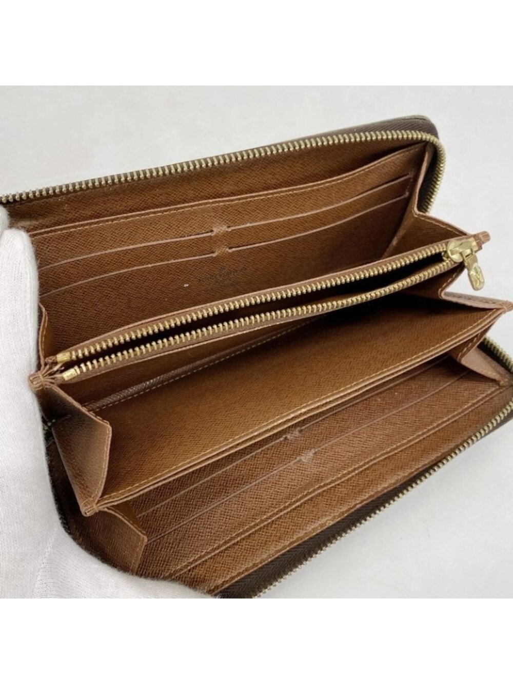 ★SOLD★ Louis Vuitton Wallet Monogram Zippy Brown - Picture 3 of 6